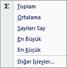 Örneğin; bir eğer fonksiyonunda parantez içinde karşılaştırılacak parametreler varken, bugün fonksiyonunda parametre yoktur, parantez içi boş bırakılır.