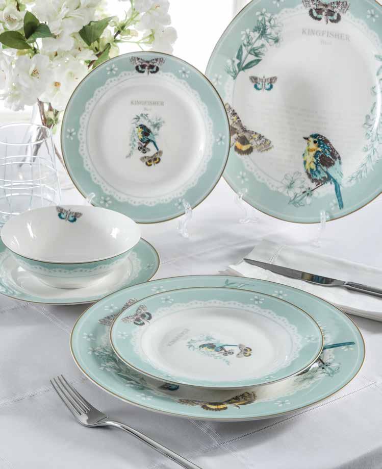 Gilda 24 Parça Yemek Takımı Crown Bone China 435 TL