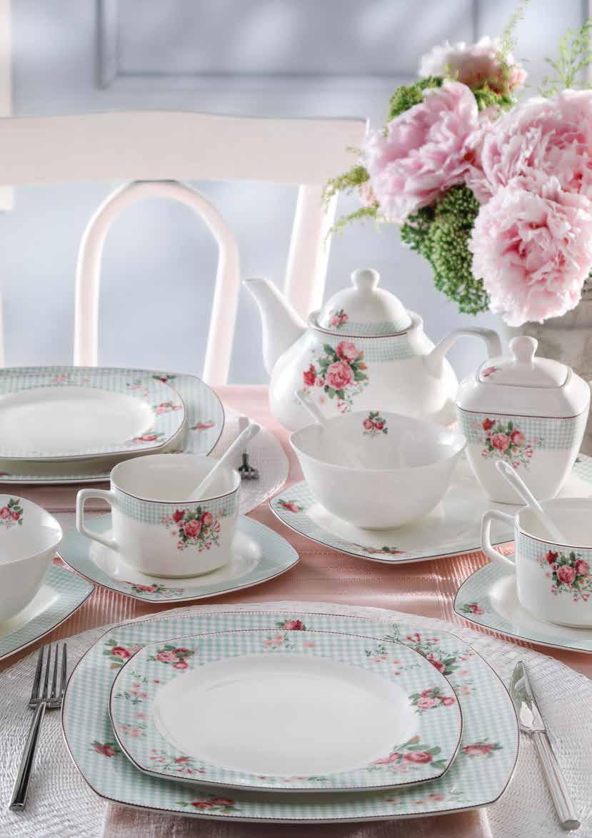 Ellen 43 Parça Kahvaltı Takımı Crown Bone China 725 TL 653 TL 653 6 Ad. Servis Tabağı 6 Ad.