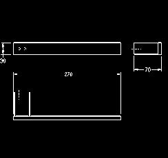 WS Banyo Armatürleri & Aksesuarlar Havlu Kolu Medius MEDX004 MEDX004HP Mat Parlak 2000106246 2000106247 80,00 TL 100,00 TL Duvara monte havlu kolu 304 paslanmaz çelik Sabitlemek için alttan delinmiş