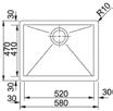 Planar Slimtop PPX 210-22 127.0198.332 2.295,00 TL AISI 304 Yarım hazne Ebat 220x470 mm Kutuların içinde şablon mevcuttur. Tezgaha 0 olarak da monte edilebilir. Birlikte verilen bağlantı 112.0059.