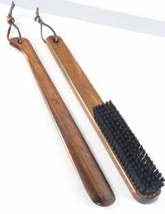 133 Wooden Clothes Brush Ahşap Elbise Fırçası 250 mm Shoe Care