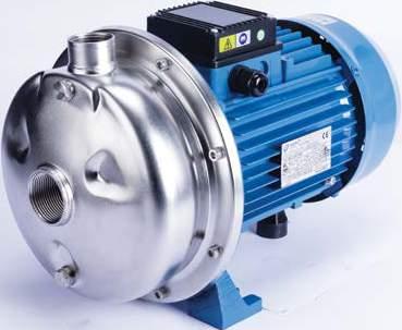 BC KOMPE PASANMAZ ÇEİK (AISI 16) SANTRİFÜJ POMPAAR (Kapalı Fanlı) STAINESS STEE(AISI 16) CENTRIFUGA PUMPS (Closed Impeller) Pompalar BC 7/7T Bağlantı MOTOR Fiyat m /h Price P kw V A Inlet x Outlet 1