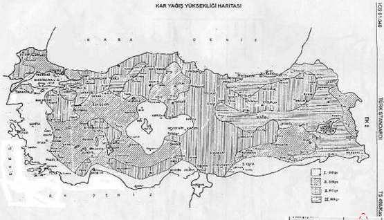 Kar yükü hesabı: Türkiye de kar yükünün nasıl hesaplanacağı TS 498:1997 de