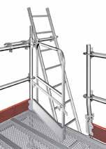 Modüler merdiven, dıştan tırmanma, inşaat merdiveni kulesi 200 Modüler merdivenler daima uygun ve sistemle uyumlu tırmanma olanakları oluşturulur.