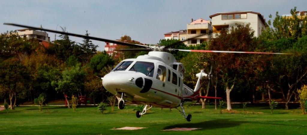 Havayolu Filosu OMSAN Havacılık, müşterilerine Avrupa standartlarında Sikorsky S 76C++ helikopteri ile hava taksi