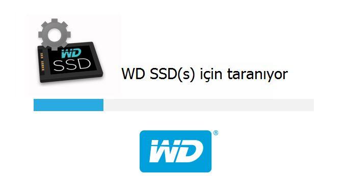 Giriş Uygulama kurulduğunda WD SSD sisteme bağlı değilse veya belirli bir SSD Kontrol
