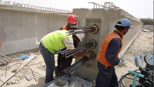 ARD Germe (Post-Tensioning) - OVM Ard germe uygulamalarının birçok açıdan avantajları vardır. Bunlardan bazıları: Ard germe sistemi kullanılan yapılarda, betonarme eleman boyutları azalır.