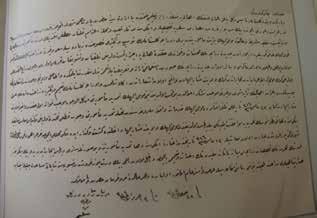 EKLER 1 Diyarbekir Vilayetinde gül bahçelerinin tesisi ve gül yağı imalatının uygulamalı olarak öğretilmesine dair irade örneği.