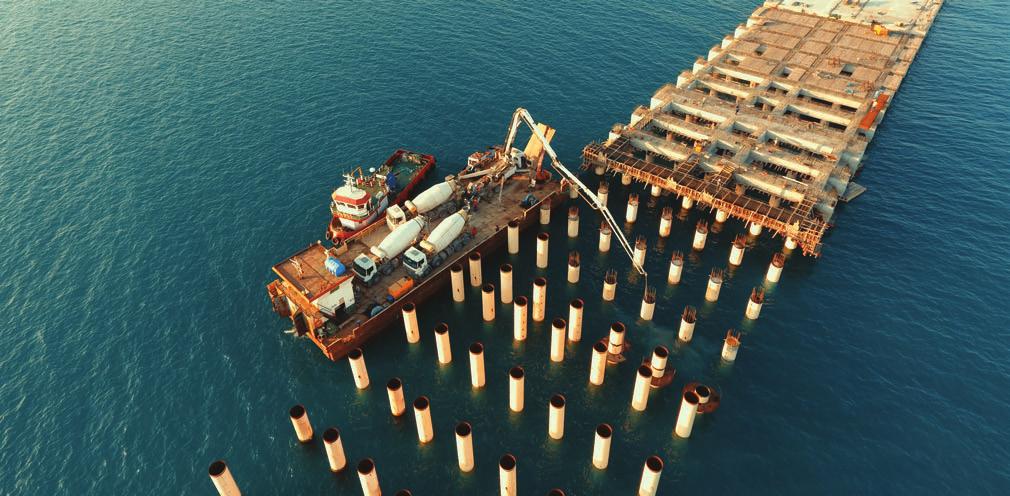 PROJELERİMİZ PROJE ADI Sönmez Çimento Liman İnşaatı Projesi Proje Adı Sönmez Çimento Kazıklı İskele, Kazıklı Yaklaşım Yolu ve Geri Saha İnşaat İşleri Konumu Yumurtalık / Adana / Türkiye İşveren