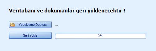 Yedekle dosyasının kayıt yapılacağı klasörü seçip yedekle işlemini başlatabilirsiniz. Tüm bilgiler tek bir ZIP dosyasına sıkıştırılır.