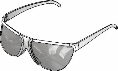 SOLIDWORKS Simulation SOLIDWORKS Simulation sonuçlarını grafik alanında görüntülemek için: 1. Sürücü harfi:\users\public\public Documents\SOLIDWORKS\SOLIDWORKS 2017\whatsnew\model_display\sunglasses.