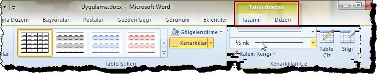 151 Şerit Şerit MS Office in 2007 sürümüyle güncellediği kullanıcı arabiriminde yer alan ve komut gruplarının bir dizi sekmenin altında sunulduğu bir aygıttır.