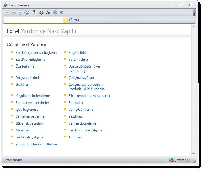 4.2.3. Kullanıcı ayarları 4.2.3.1. Büyütme /yakınlaştırma aracı Büyütmek veya yakınlaştırmak elektronik tabloların çok genişlediği durumlarda önemli olmaktadır.