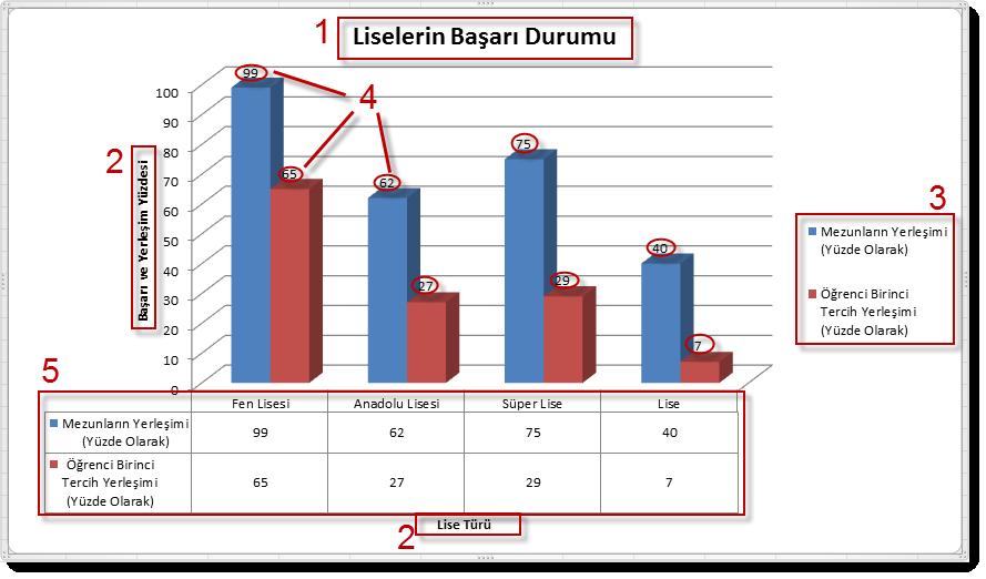 Her bir etiket türünde konum seçme ekranında en altta gelişmiş seçenekler mevcuttur.