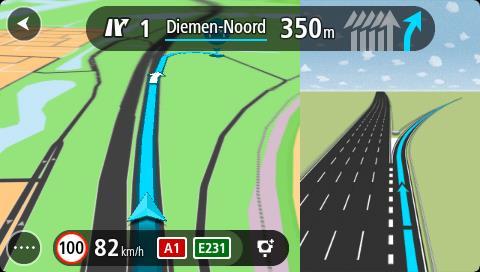 2. Açılır menü düğmesini seçin. 3. Açılır menüde Kaçın öğesini seçin. Trafik sıkışmasından kaçınan yeni bir rota bulunur. Haritayı kullanarak trafik sıkışmasından kaçınma 1.