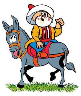 Nasreddin Hoca Fıkrası... Bir gün Nasreddin Hoca nın evine, komşu kadınlardan birisi gelerek: Hocam, demiş, senin karın çok geziyor. Nasreddin Hoca: Yanlışın var, demiş.