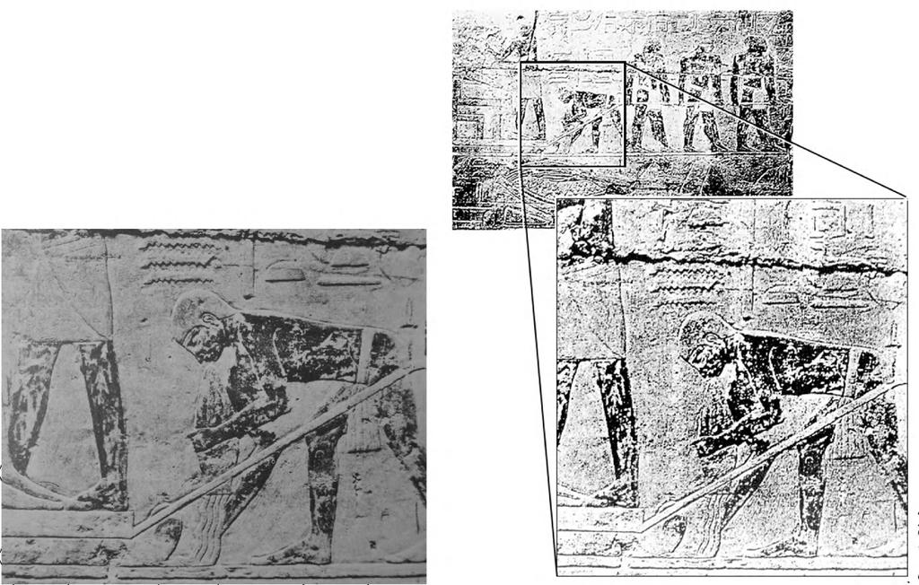 Sınır sürtünme hali Firavun Ti nin heykelinin