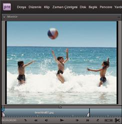 Adobe Premiere Elements çalışma alanı 11 A B Panel menüsü A. Panel menüsünü görüntülemek için paneli sağ tıklatın/ctrl tuşuna basarak tıklatın B.