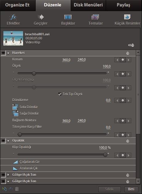 Adobe Premiere Elements çalışma alanı 12 Efekt Özellikleri görünümünün görüntülendiği Düzenle çalışma alanı Daha fazla Yardım konusu Proje görünümüne genel bakış sayfa 21 Bir projeye dosya ekleme