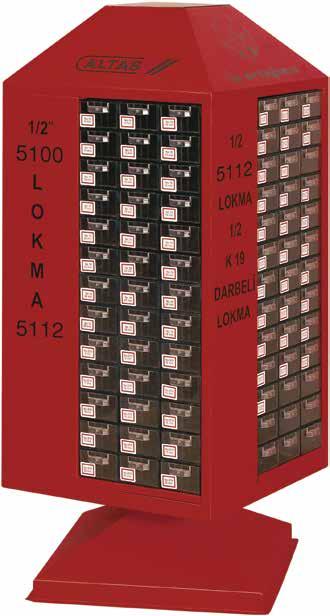 ROTATING SOCKET RENCH DISPLAY UNIT Display units are essential for showrooms and sales points. A whole range or selected sockets presented and stored effectively.