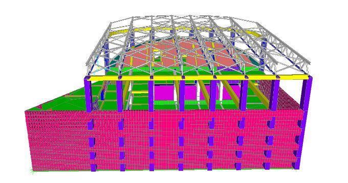 Spor Kompleksi Proje Kapsamı : Statik Proje ve Çelik