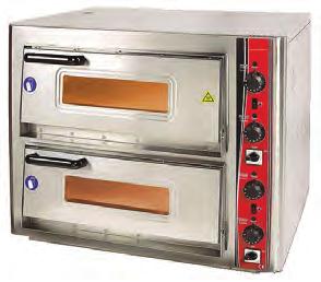 FIRINLAR / Ovens Elektrikli Pizza Fırınları Electric Pizza Ovens Pizza Fırınları Pizza Ovens Taş tabanı sayesinde homojen ve kaliteli pişirme sağlar. Paslanmaz çelikten imal edilmiştir.