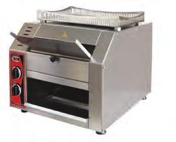 KAFETERYA EKİPMANLARI / Cafeteria-Bar Equipments Konveyörlü Ekmek Kızartma Makinesi Conveyor Toaster Fast Food Ekipmanları Fast Food Equipments Konveyörlü ekmek kızartma makinesi, paslanmaz çelik