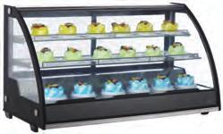 KAFETERYA EKİPMANLARI / Cafeteria-Bar Equipments Soğuk Teşhir Üniteleri Display Units - Cold Soğuk Teşhir Üniteleri Display Units - Cold İç aydınlatmalı, T4 lambalı Ayarlanabilir