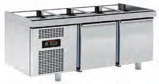 PİŞİRME ÜNİTELERİ / Cooking Units Set Alti Buzdolaplari Refrigerated Bases 700 Serisi / 700 Series Tamamı AISI 304 Paslanmaz çelik. Gamma serisi cihazlar için tasarlanmıştır.