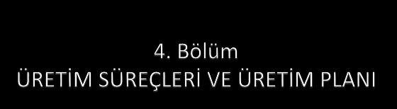 Üretim iş akışı ve üretim planlaması İş akış şeması Alternatif metotlar ve sizin tercih ettiğiniz metot