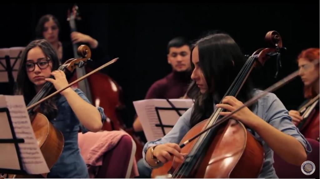 adet tiyatro salonu, Devlet Konservatuvarında da 1 adet konser salonu bulunmaktadır.