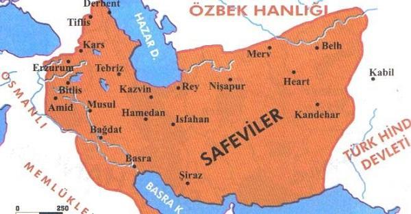 Şah İsmail tarafndan İran da kurulan bir devletr Osmanlının doğuda en önemli rakibidir. Temel mücadele nedeni mezhep (Şii-Sünni) kavgasıdır.