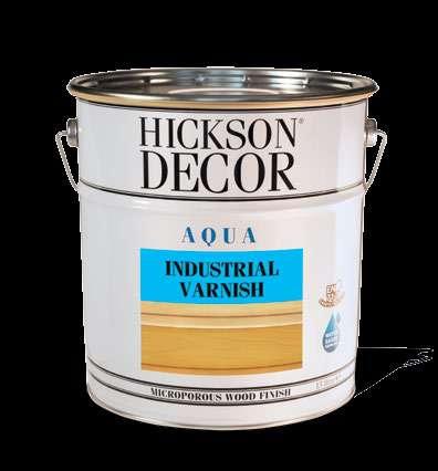 Hickson Decor Aqua Endüstriyel-Cila Endüstriyel su bazlı dış cephe ahşap cilası 11 Dış Cephe Tabanca veya fırça ile uygulayın Dış mekanda Şeffaf Su itici Nefes alır, ahşap içindeki nemi dışarı verir