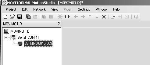 8 I Parametre işlevi ile "Expert" devreye alma modu MOVITOOLS MotionStudio 8.3.