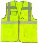 Emniyet İkaz Yeleği Safety Vest Reflective Kullanım Alanları; Yol bakım çalışmaları, araç bakım,inşaat ve şantiyelerde, polis ve zabıta memurları örnek kullanım alanlarıdır.