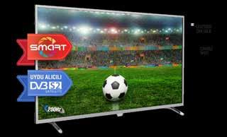 FHD LED TV 2xHDMI, Scart, USB, DVD-S, VGA, CI Axen 43" 109 Ekran Ilgaz Uydu