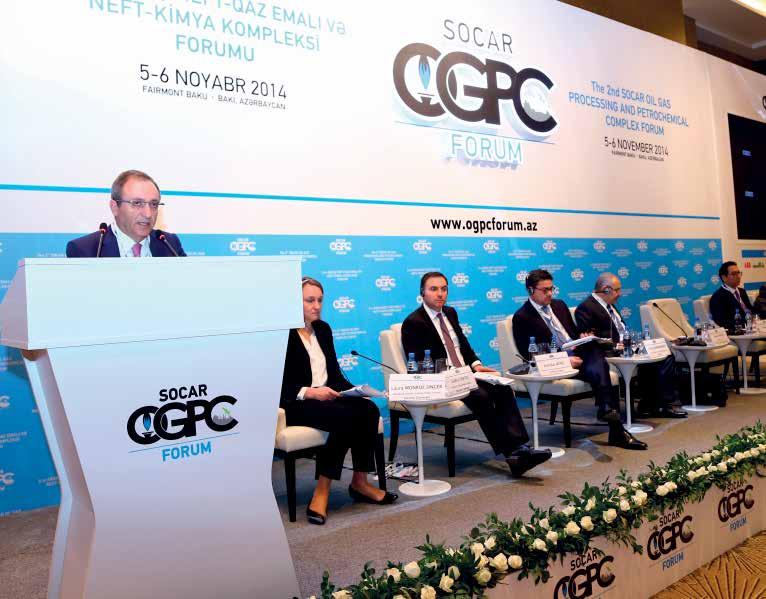THE SECOND SOCAR OGPC FORUM WAS HELD IN BAKU OGPC project, one of the most important and strategic investments of SOCAR, will both increase the product quality and export capacity and also provide a