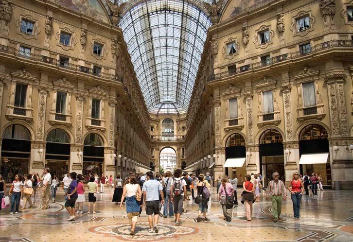 SONBAHAR & KIŞ 2017 / 18 Galleria Vittorio Emanuele II Duomo di Milano nun çok yakınlarında bulunan dünyanın en eski alışveriş merkezlerinden Galleria Vittoriq Emanuele; adını İtalya Krallığı nın ilk