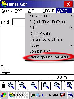 Kontrol ünitesinde Fast Survey programı çalıştırılır. Açılan pencerede Yeni İş Aç / Mevcut İş Aç bölümü seçilir. Adı bölümüne yeni bir iş adı girilir.