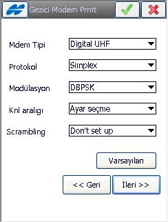 girilir. 3 seçildiğinde ölçü yapılacak noktada ölçüye başla dendiğinde 3 adet ölçü yapacaktır.