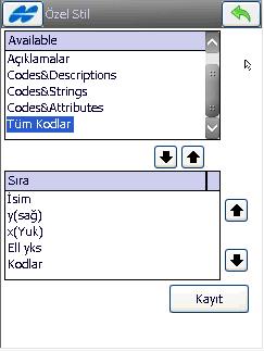 Seçim yapılır ve ortada bulunan aşağı ok tuşuna basılarak Sıra bölümüne eklenmesi sağlanır.