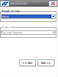 İleri tuşu tıklanır. Aktarılmak istenen objeler seçilir ve İleri tuşu tıklanır.