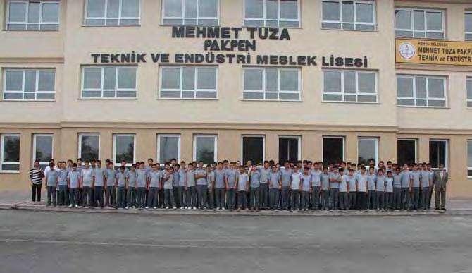 kurumsal kurumsal yüzde 100 iş garantisiyle eğitim Mehmet Tuza Pakpen Teknik ve Endüstri Meslek Lisesi nde eğitim başladı Konya Organize Sanayi Bölgesi nde, 2012-2013 eğitim-öğretim yılında