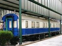 ATATÜRK ÜN VAGONU: Atatürk'ün yurt gezilerinde, 1935-1938 yılları arasında kullandığı Beyaz Trenin özgün tek örneği olan vagon; Ankara Garda