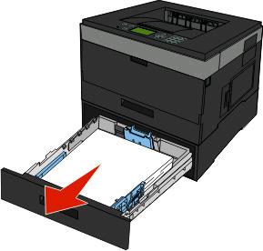 1 Sıkışmayı gidermek için standart çıkış selesinden sıkışan sayfayı hafifçe çekip çıkarın.