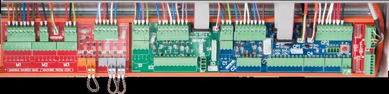 edilebilir. Shaft lights can control from control panel, over the cabin and in the pit.