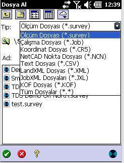 kıs ı a asarak aktar ak istediği iz dosya for atı ı se tiği izde dosyaları ız gözüke ektir.