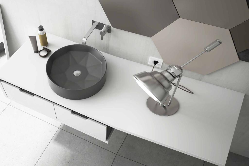 DIAMANTE TOP COUNTER WASHBASIN diamond