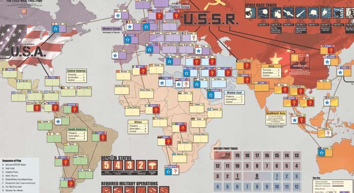 20 Twilight Struggle 2nd Edition #9: 3. Turun sonunda genel durum SSCB Aksiyon Raundu 6: nuclear test Ban (4 Op) etki puanı. 1 EP Argentina (0/2C) ve 3 EP Costa Rica (0/3C).